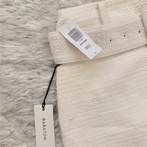 Babaton ‘Pristina’ Twill Skirt - Giselle (Ivory) - Picture 2 of 4